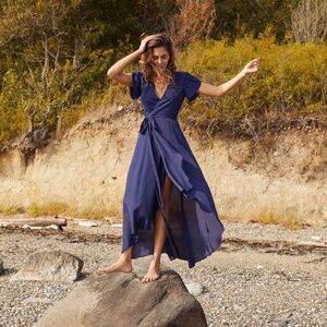 Christy Dawn, The Autumn Dress- Navy